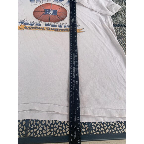 1991 Duke Blue Devils National Champions University Tshirt L by All Sports - Picture 6 of 7